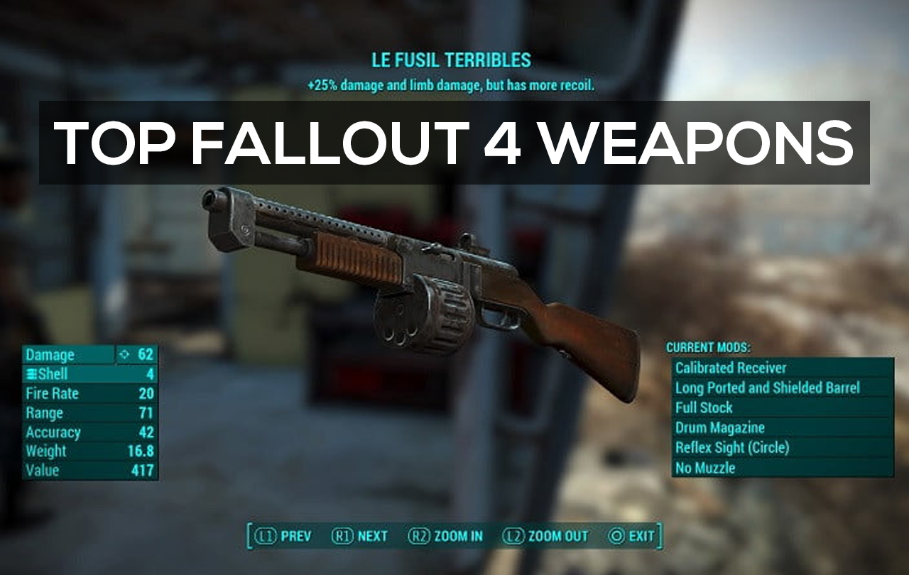 Fallout 4 Best Weapons