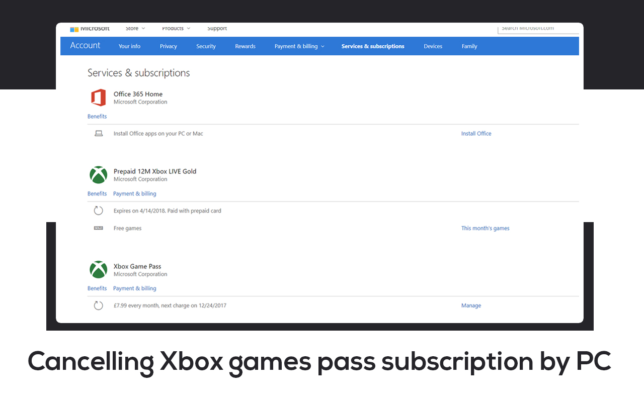 How To Cancel Xbox Game Pass On Pc