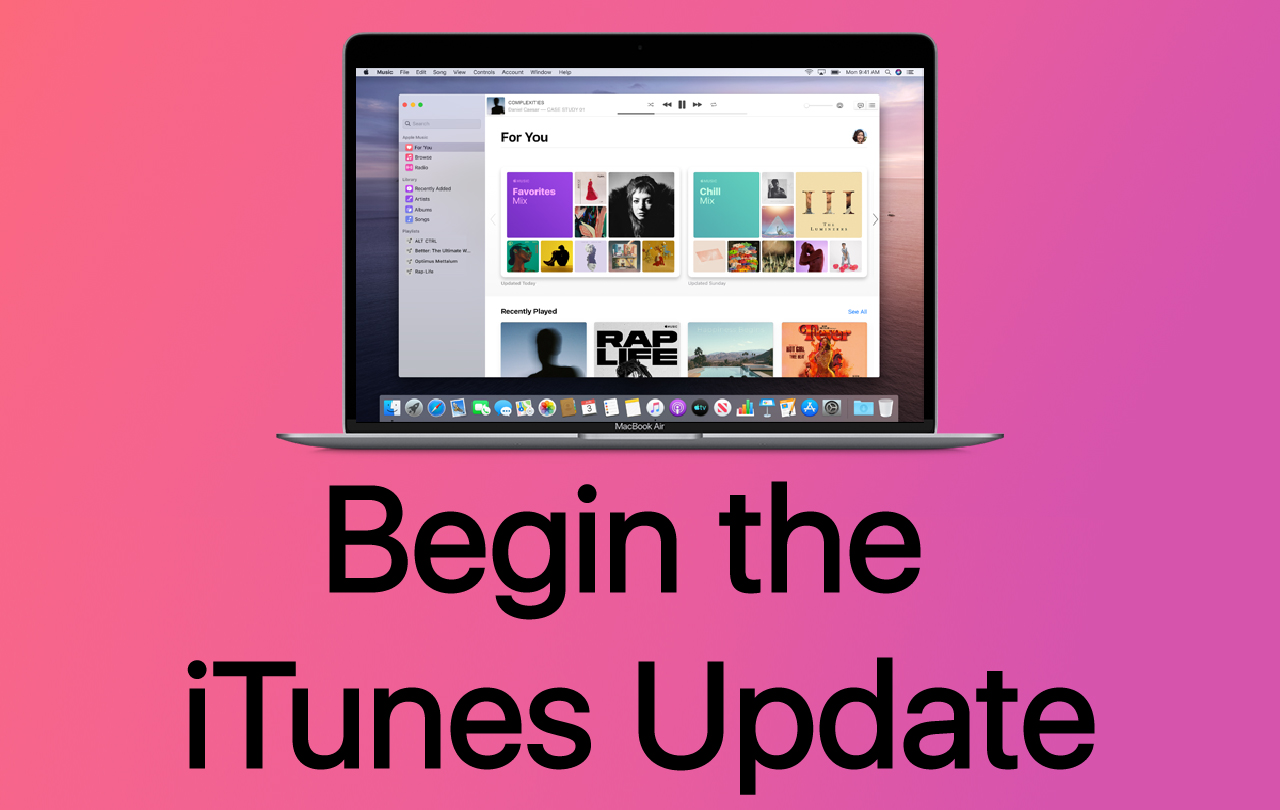how to update itunes on mac