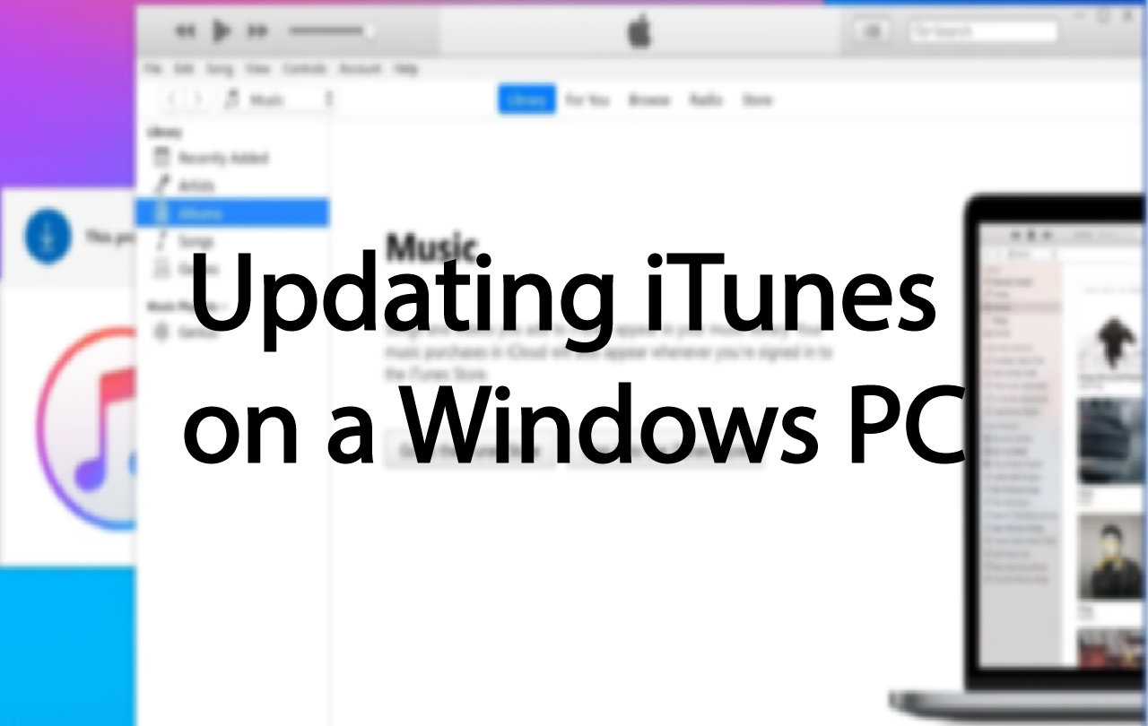 how to update itunes on windows