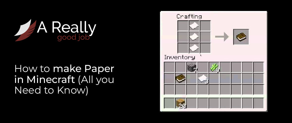 how to make paper in minecraft