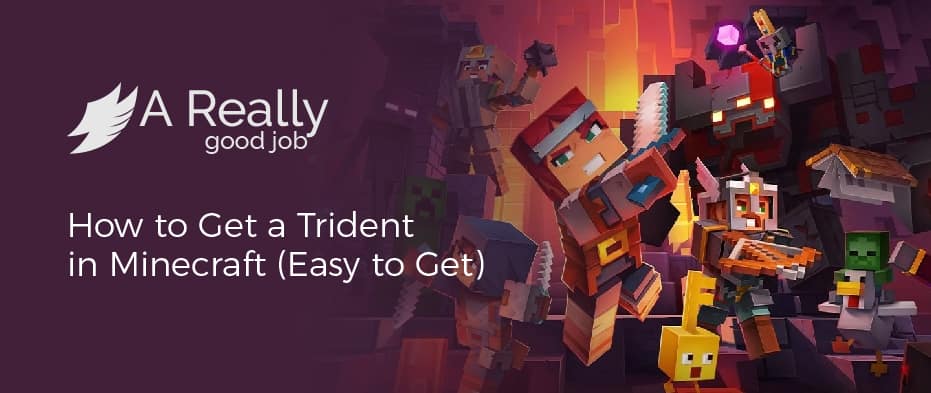 how to get a trident in minecraft fast