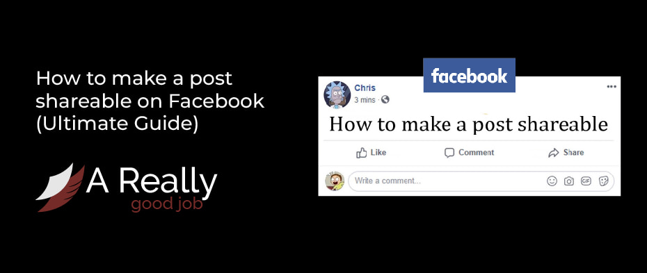 how to make a post shareable on Facebook