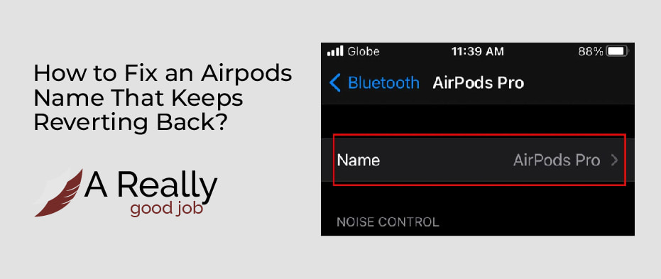 how to change the name on airpods